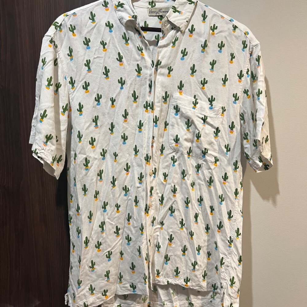 Kenny Flowers Limited Edition Short Sleeve Button Up Shirt‎ - Size M